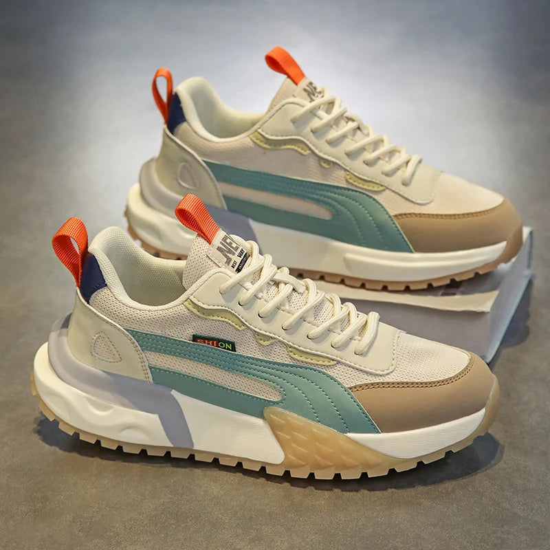 Chaussures de sport originales pour hommes, coupe basse, légères, rembourrées, de course, confortables et stables, de marche, offre spéciale, automne MAEJORKEN