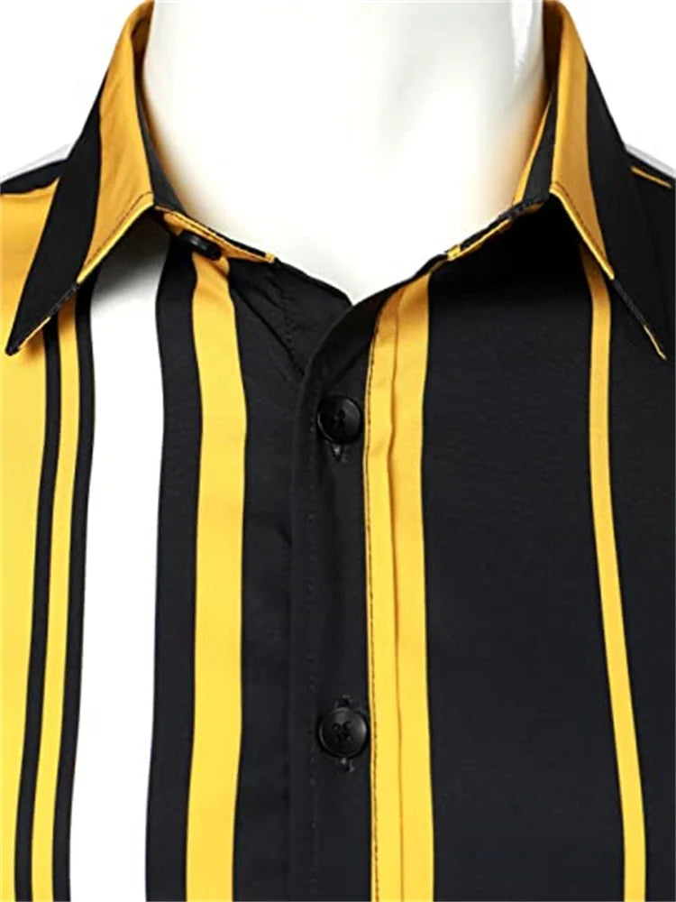 Chemise imprimé mode décontractée du S au 6XL