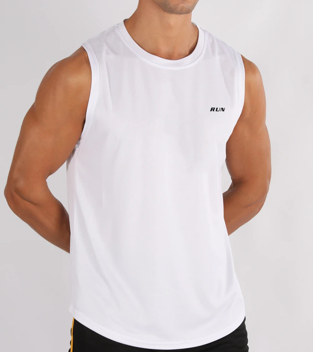 Gilets de Fitness d'été pour hommes, vêtements d'entraînement physique, Fitness de vitesse, chemises amples sans manches, gilets de basket-ball à la mode pour hommes MAEJORKEN