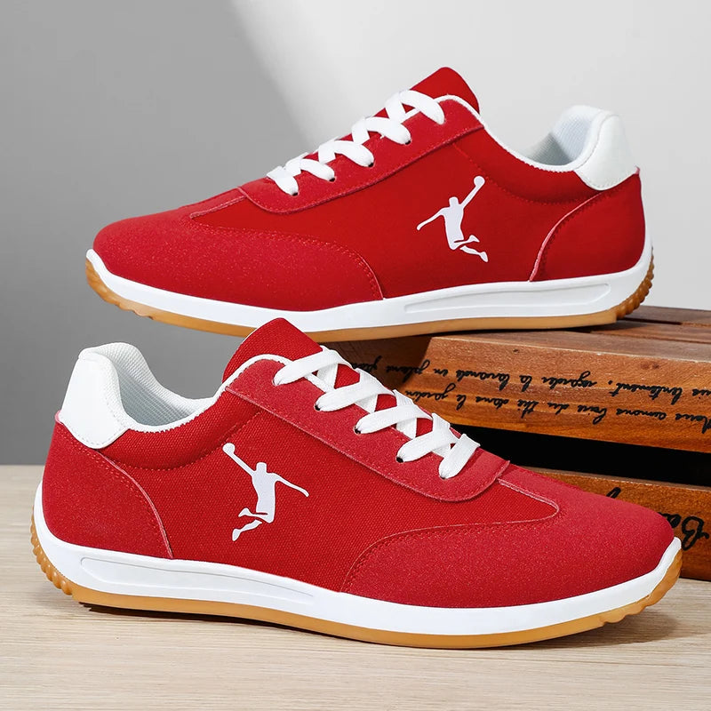 Chaussures pour hommes, chaussures tendance printemps-automne, nouveaux modèles transfrontaliers, baskets blanches, noires, rouges, semelle souple, respirantes, chaussures basses polyvalentes pour hommes, chaussures décontr MAEJORKEN