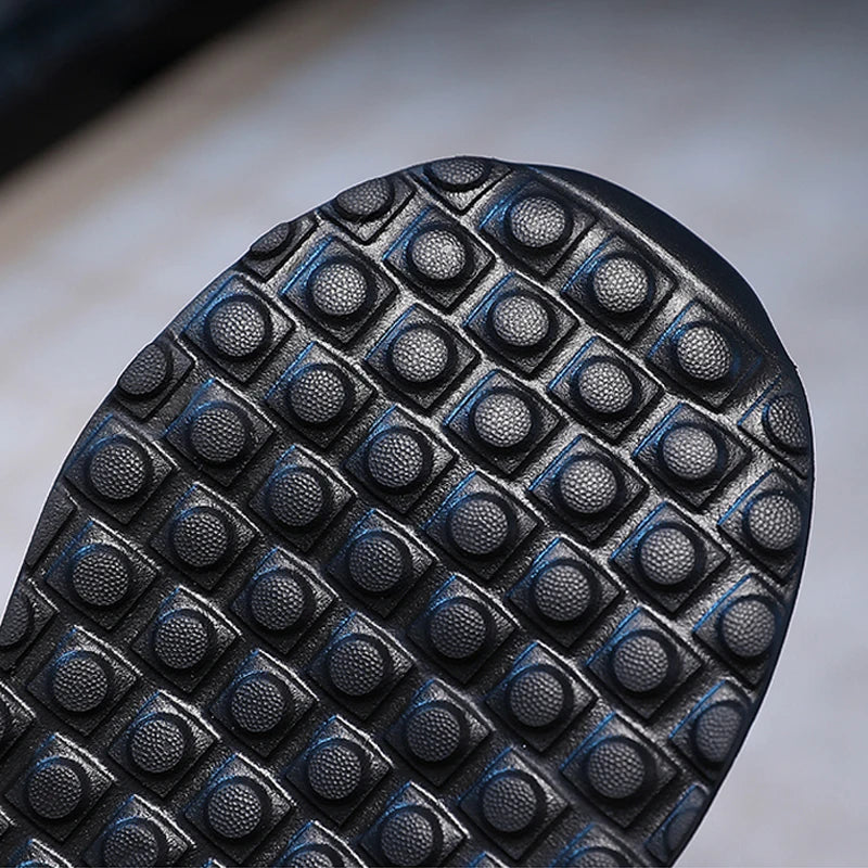 Baskets en cuir légères et antidérapantes pour enfants, chaussures décontractées pour garçons et étudiants, chaussures de sport, de course, de Tennis MAEJORKEN