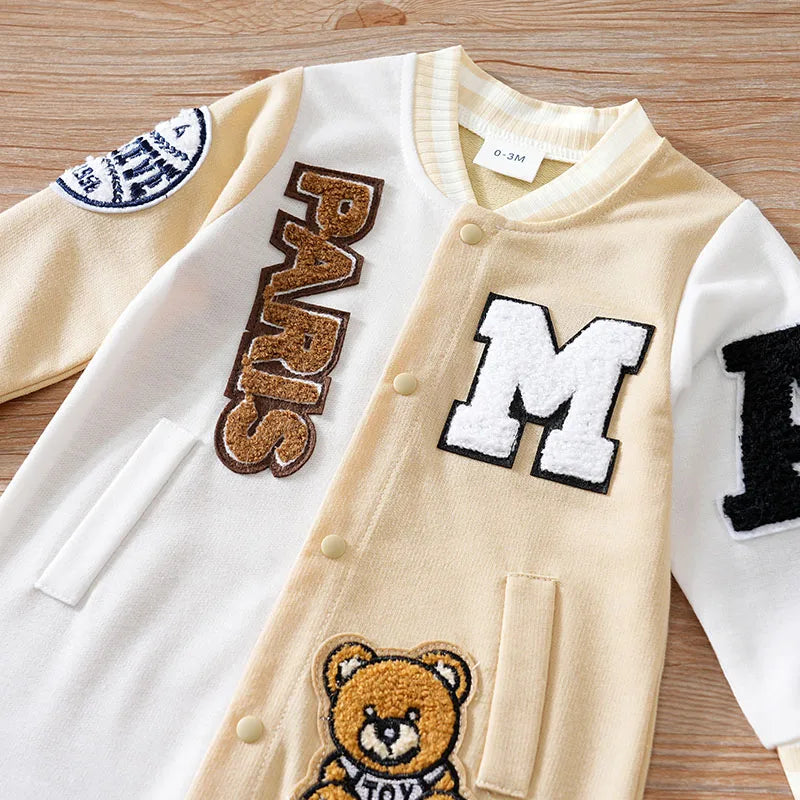 Combinaison de dessin animé pour bébé, vêtements de Baseball à manches longues, tendance et beaux, printemps et automne MAEJORKEN