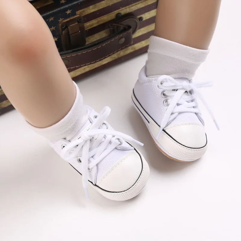 MRovior-Baskets en Toile pour Bébé Garçon et Fille de 0 à 18 Mois, Chaussures Confortables, Souples, Unisexes MAEJORKEN