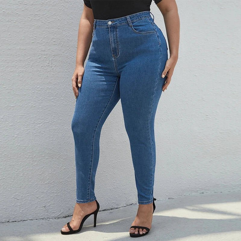 Jeans taille haute