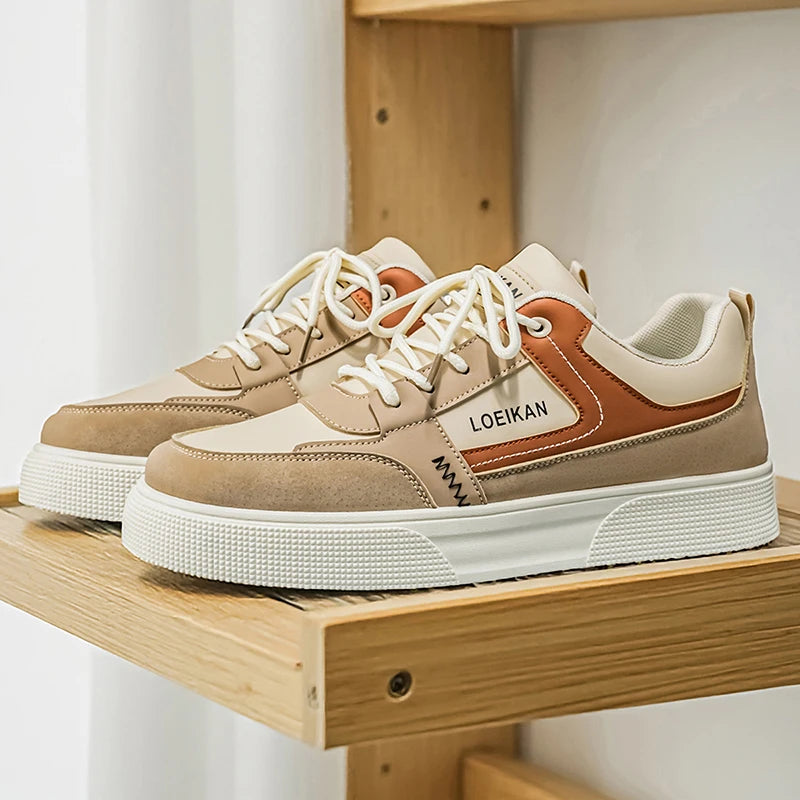 Loiekan Baskets décontractées pour hommes, chaussures à plateforme colorées, respirantes et légères, pour la marche MAEJORKEN