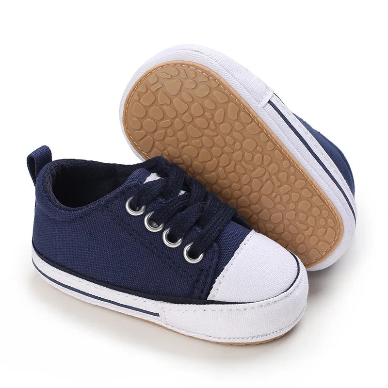MRovior-Baskets en Toile pour Bébé Garçon et Fille de 0 à 18 Mois, Chaussures Confortables, Souples, Unisexes MAEJORKEN