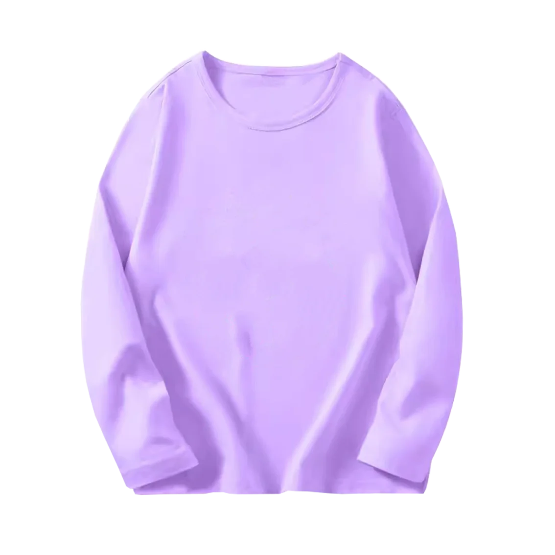8 couleurs enfants coton à manches longues col rond t-shirt garçons fille printemps automne mince Tops basiques adolescent 6 8 10 12 ans MAEJORKEN