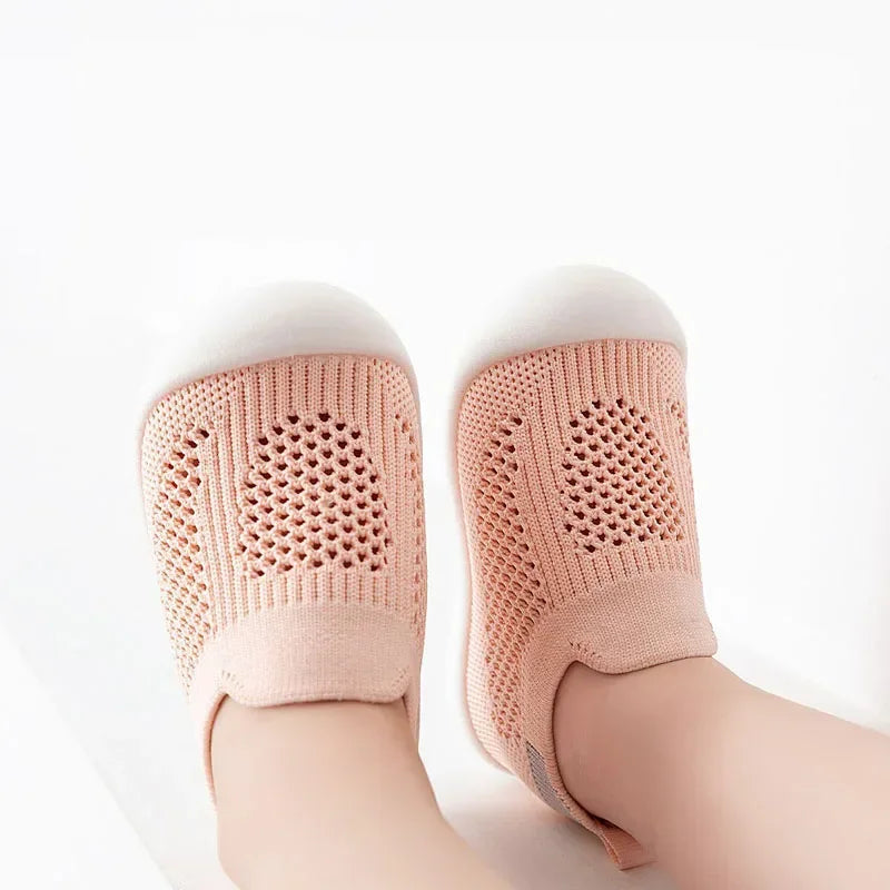 Printemps été enfant en bas âge chaussures respirant tricoté enfants baskets garçons sans lacet chaussures de Tennis filles doux antidérapant école chaussures décontractées MAEJORKEN