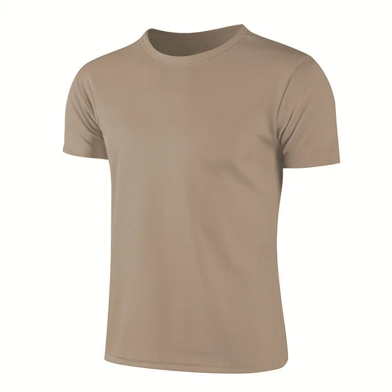 T-shirt de sport à manches courtes à séchage rapide pour hommes et femmes, maillot de gym, chemise de fitness, t-shirt de course, vêtements de sport respirants pour adolescents MAEJORKEN