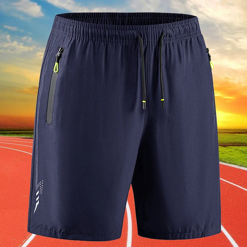 Shorts classiques d'été pour hommes, à séchage rapide nouveaux shorts décontractés d'été du M au 4XL avec poches zippées MAEJORKEN