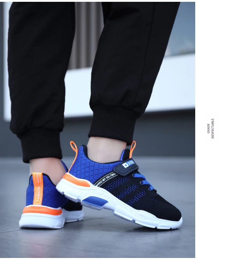Chaussures de Course en Maille Respirante pour Enfant Garçon et Fille, Baskets Confortables et Décontractées à la Mode MAEJORKEN