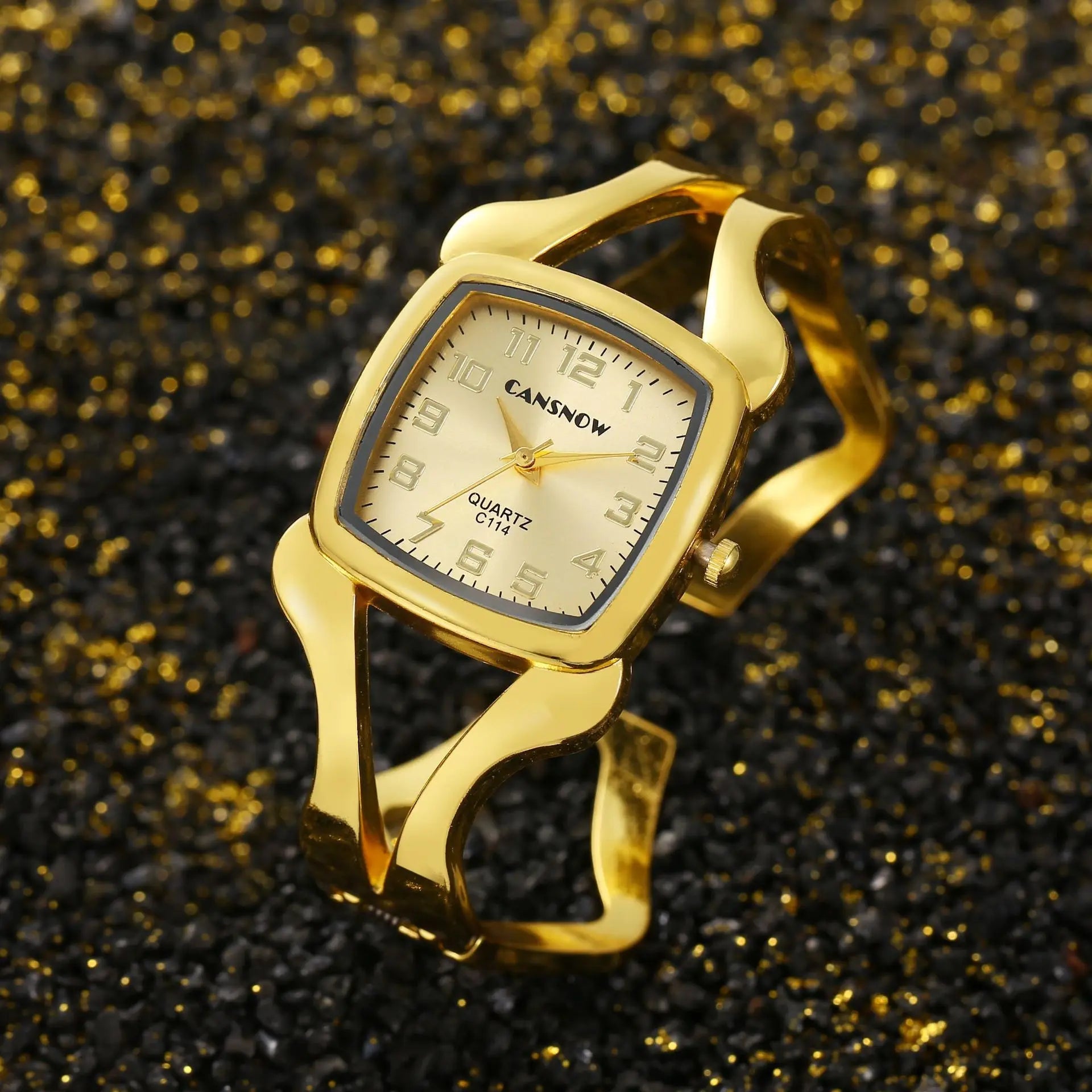 Montre à quartz étanche pour femme, acier inoxydable MAEJORKEN
