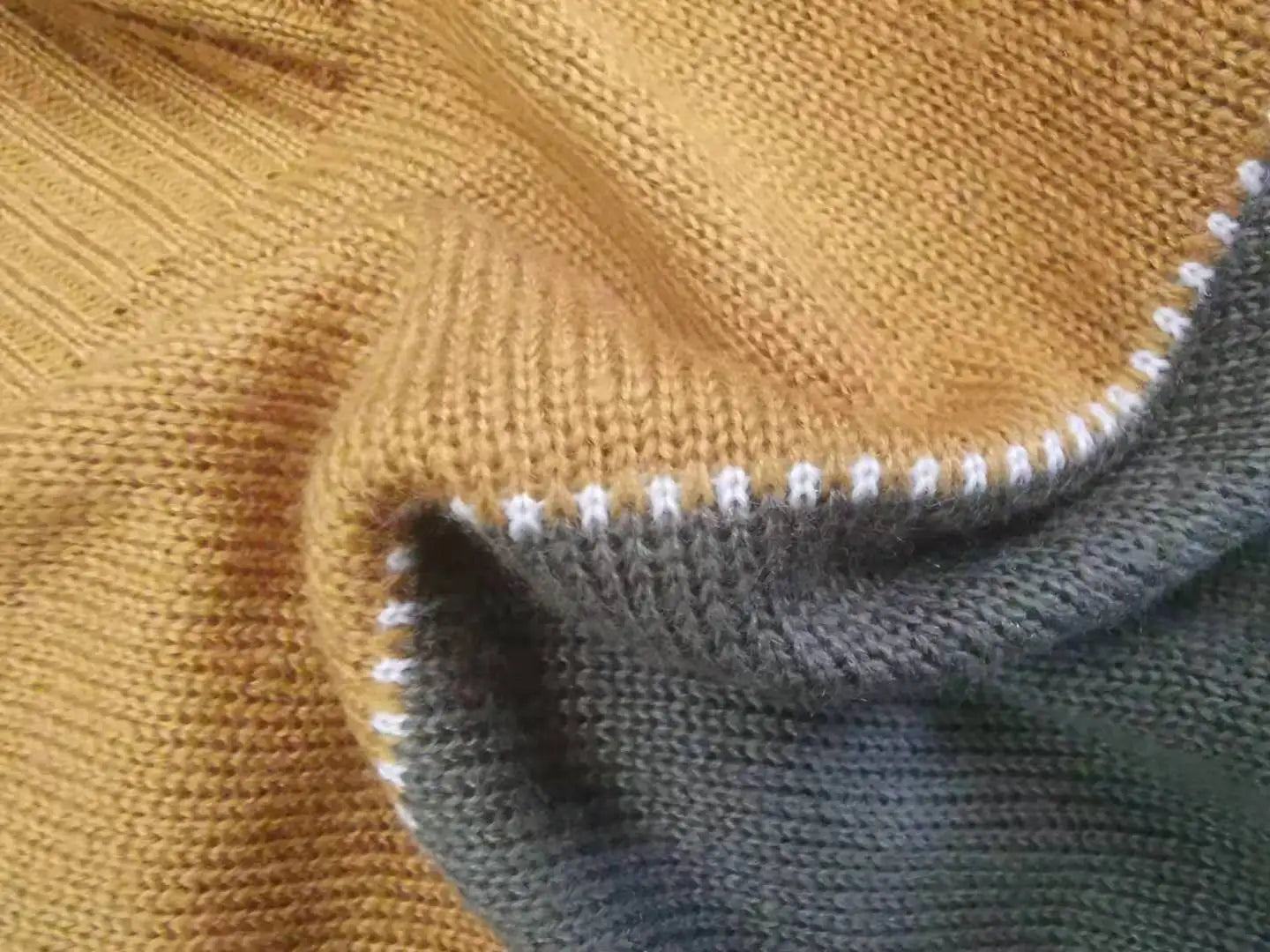 Pull Vintage tricoté à rayures
