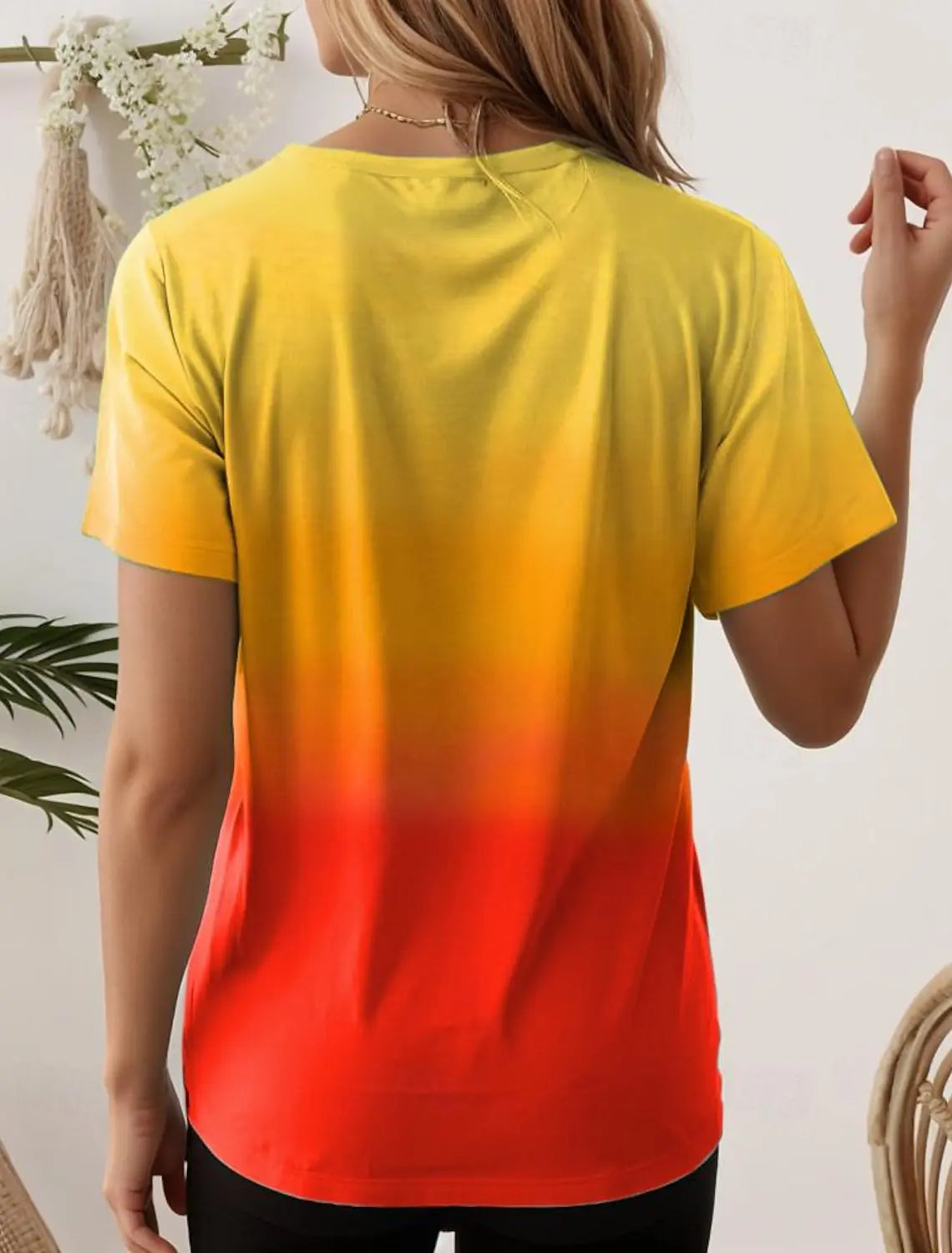 Économie College dégradés 3D pour femmes, t-shirts décontractés, vêtements féminins de rue, été, respirant, mode, dame, vêtements, Y2K MAEJORKEN
