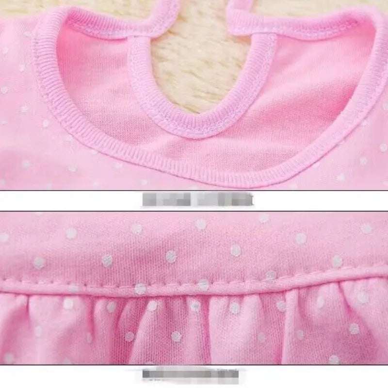 Robes d'été pour bébés filles, en coton, sans manches, imprimé + broderie du 0 à 12 mois MAEJORKEN