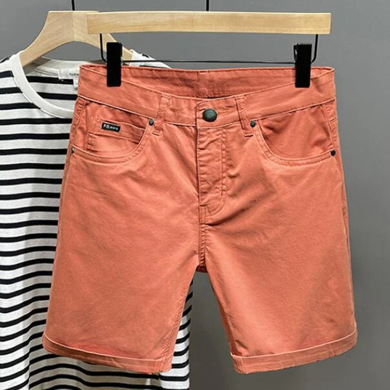 Short d'été grande taille pour hommes, culotte ample surdimensionnée, pantalon moyen, section fine, extensible, en coton, décontracté, 42 44 46 MAEJORKEN