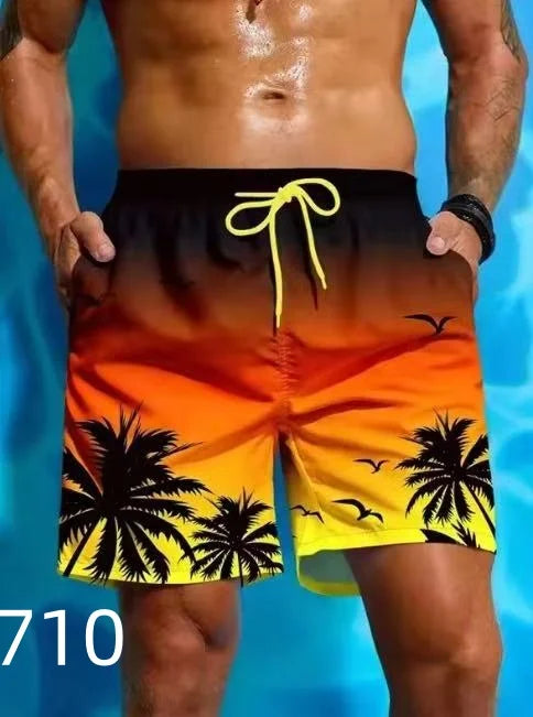 Short de plage imprimé 3D pour hommes, maillot de bain d'été, mode décontractée, maillot de bain à séchage rapide, short de planche de Surf, vêtements de plage MAEJORKEN