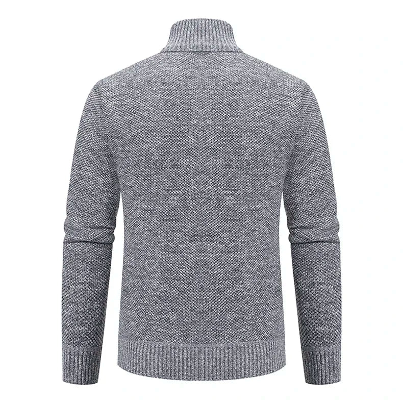 Cardigan zippé avec poche confortable et stylé du M au 4XL