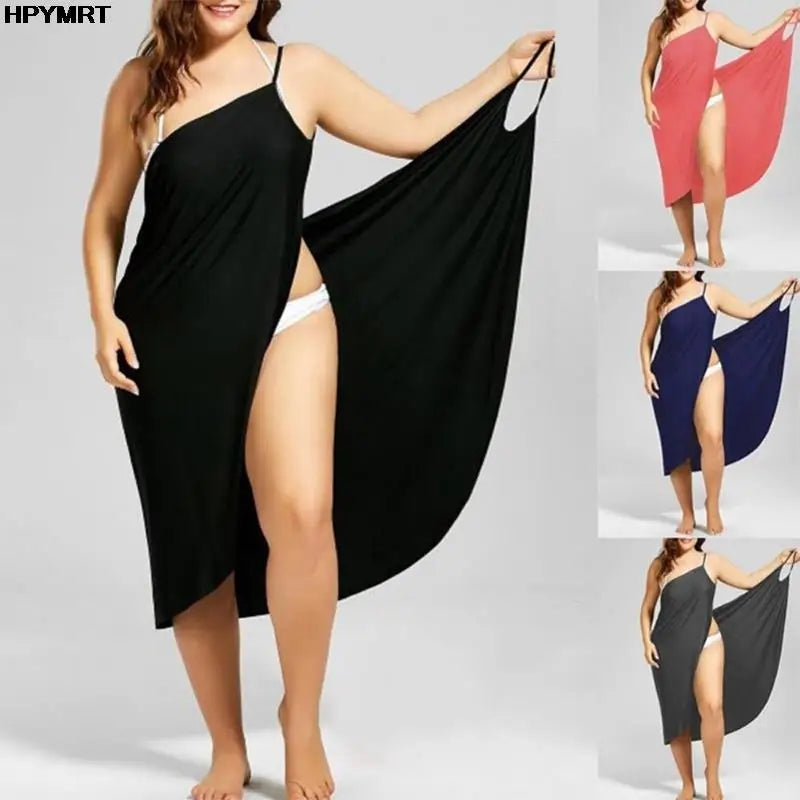 Robe femme sangle jupe de plage voile couvert chaîne Paleo dos nu croisé maillot de bain femme 2K débardeur femmes vêtements MAEJORKEN