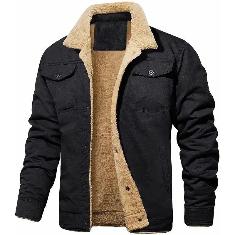 Veste d'automne/hiver  en coton velours à la mode du S au 5XL MAEJORKEN