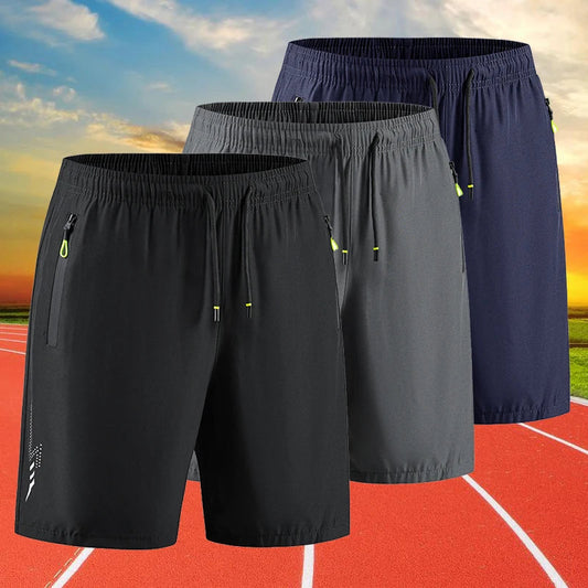Shorts de jogging classiques d'été pour hommes, shorts de sport à séchage rapide pour la gym et la course, nouveaux shorts décontractés d'été avec poches zippées MAEJORKEN