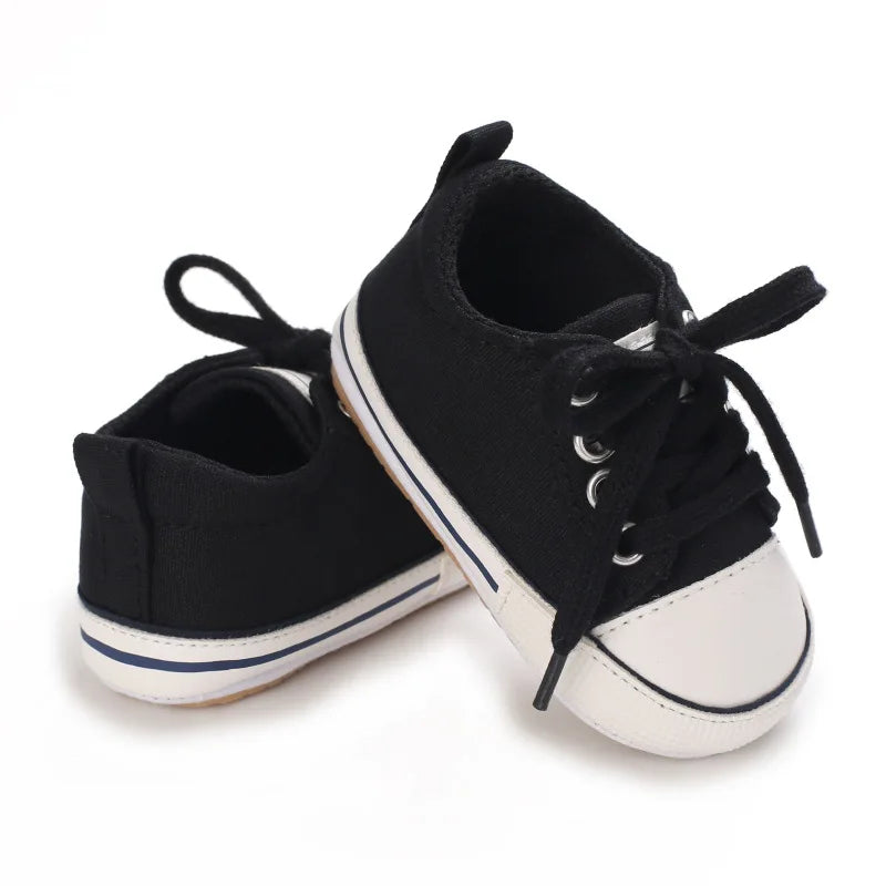 MRovior-Baskets en Toile pour Bébé Garçon et Fille de 0 à 18 Mois, Chaussures Confortables, Souples, Unisexes MAEJORKEN