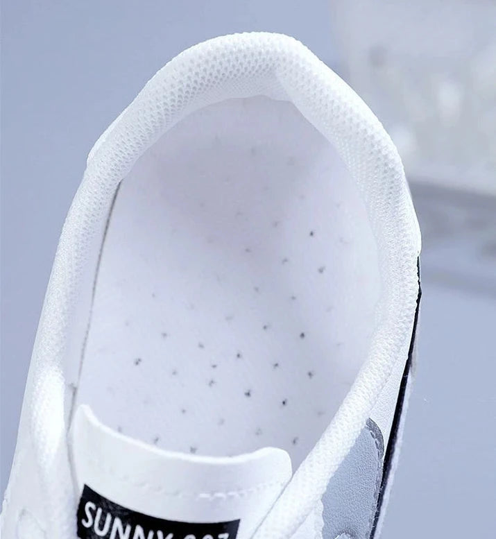 Mode chaussures pour femmes à lacets femmes baskets couleur unie femmes chaussures vulcanisées chaussures de course polyvalentes Zapatillas légères MAEJORKEN