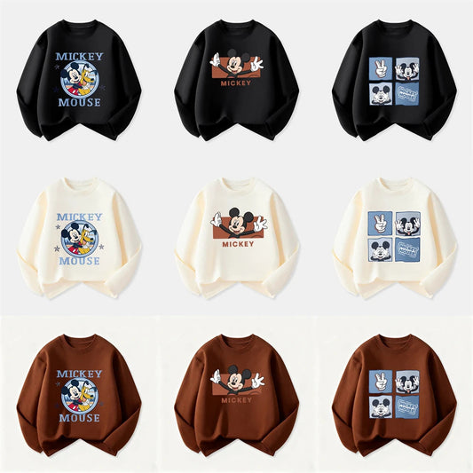 T-shirt à manches longues pour garçons et filles, haut fin et ample, décontracté, à la mode, col rond, chemise de Base, vêtements de printemps et d'automne, nouvelle collection MAEJORKEN