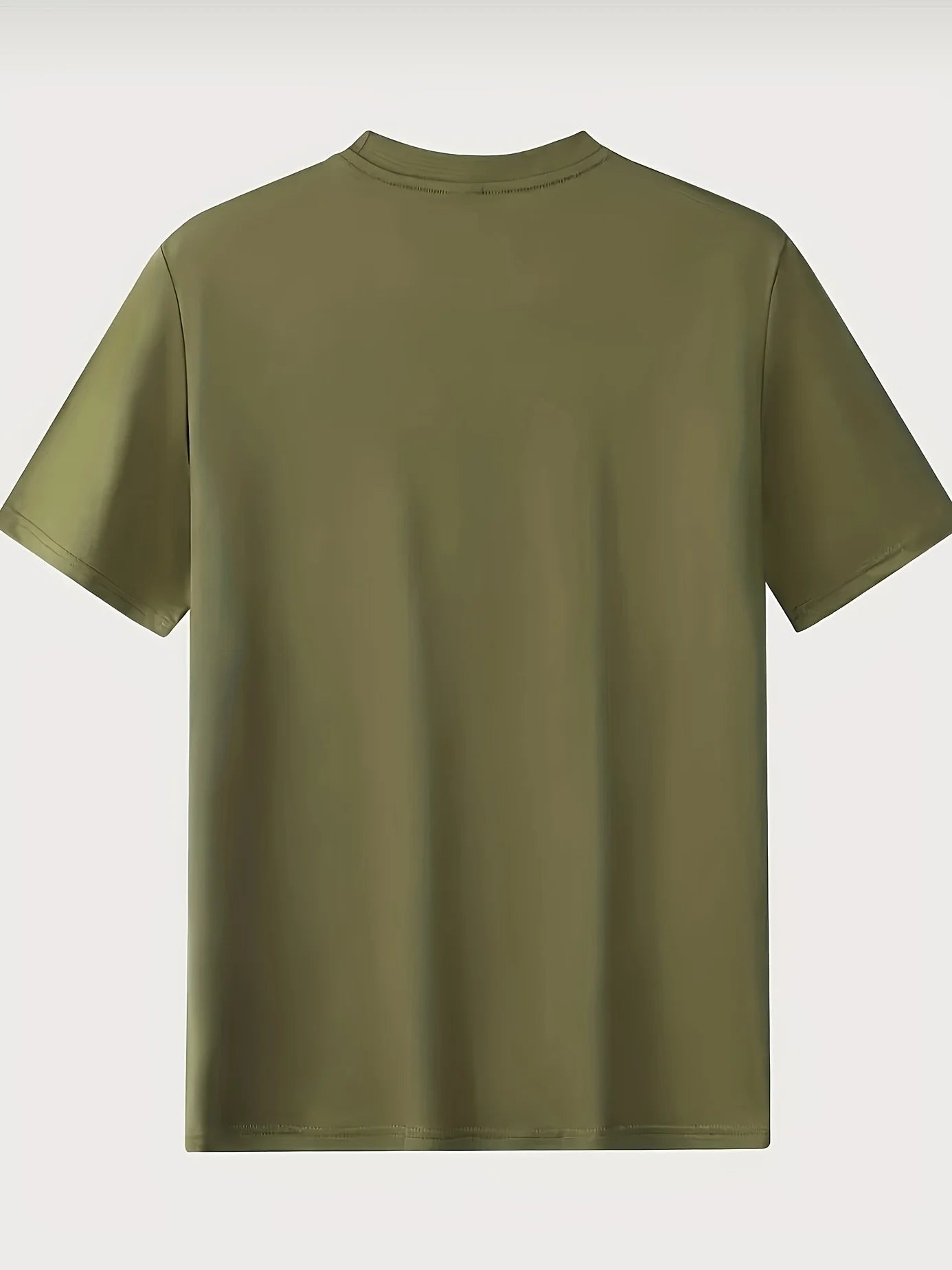 T-shirt manches courtes col rond pour hommes, décontracté, ample, grand motif de boussole imprimé, sport, confortable, été MAEJORKEN