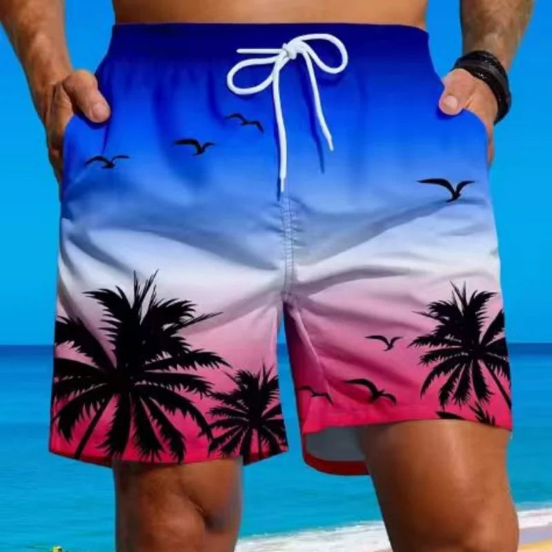 Short de plage imprimé 3D pour hommes, maillot de bain d'été, mode décontractée, maillot de bain à séchage rapide, short de planche de Surf, vêtements de plage MAEJORKEN