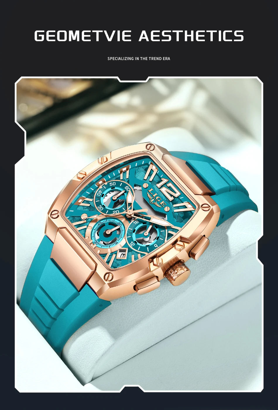 LIGE hommes montre haut tendance marque de luxe Silicone montre militaire hommes sport décontracté étanche Date Quartz montres pour hommes MAEJORKEN