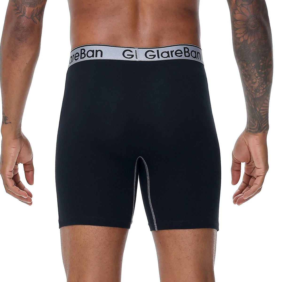 4 pièces ensemble mi-long Boxer Shorts sous-vêtements masculins coton respirant hommes caleçons pour hommes Homme Boxershorts glisse culotte douce MAEJORKEN