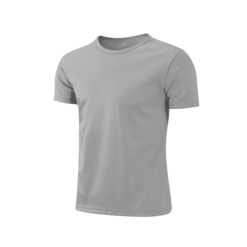 T-shirt de sport à manches courtes à séchage rapide pour hommes et femmes, maillot de gym, chemise de fitness, t-shirt de course, vêtements de sport respirants pour adolescents MAEJORKEN