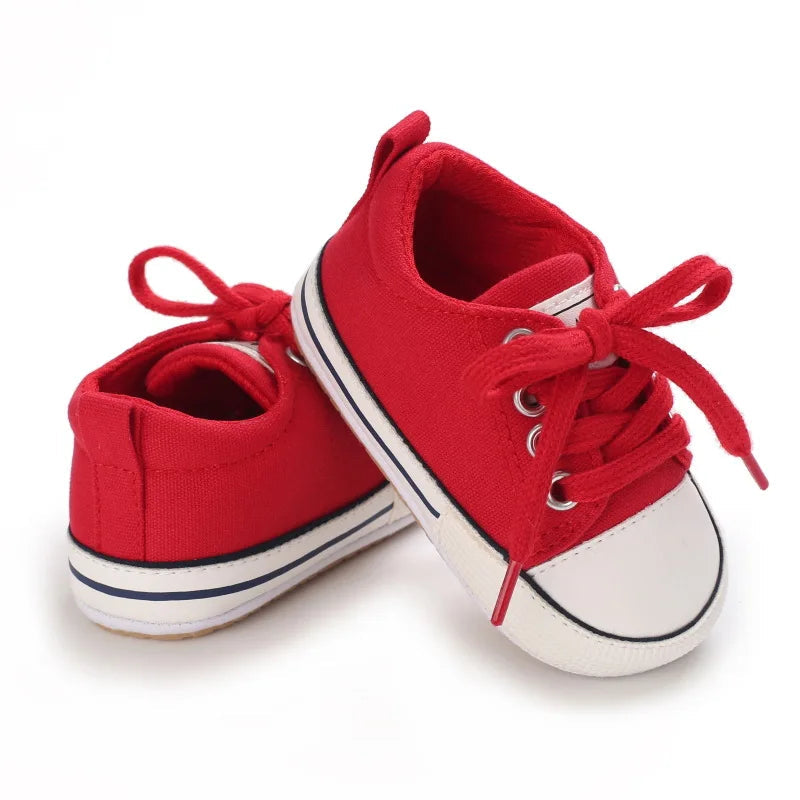 MRovior-Baskets en Toile pour Bébé Garçon et Fille de 0 à 18 Mois, Chaussures Confortables, Souples, Unisexes MAEJORKEN