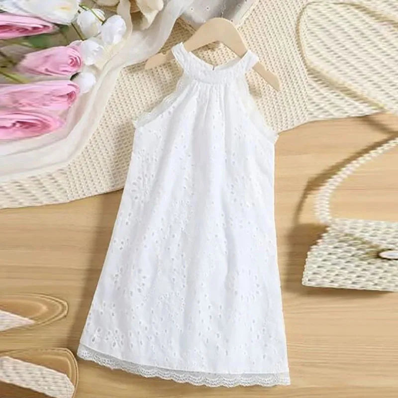 Mini robe d'été décontractée pour femmes, col rond, sans manches, ligne a, robes d'anniversaire, plage, fête, Club, robes amples, 2025 MAEJORKEN