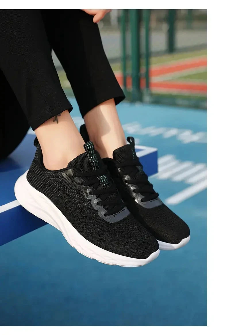 Baskets d'été respirantes pour femmes, semelle souple, plateforme confortable, baskets décontractées en maille, chaussures d'entraînement légères antidérapantes MAEJORKEN