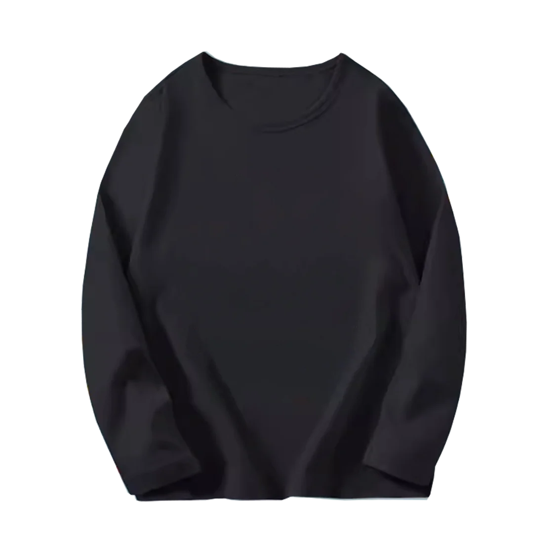 8 couleurs enfants coton à manches longues col rond t-shirt garçons fille printemps automne mince Tops basiques adolescent 6 8 10 12 ans MAEJORKEN