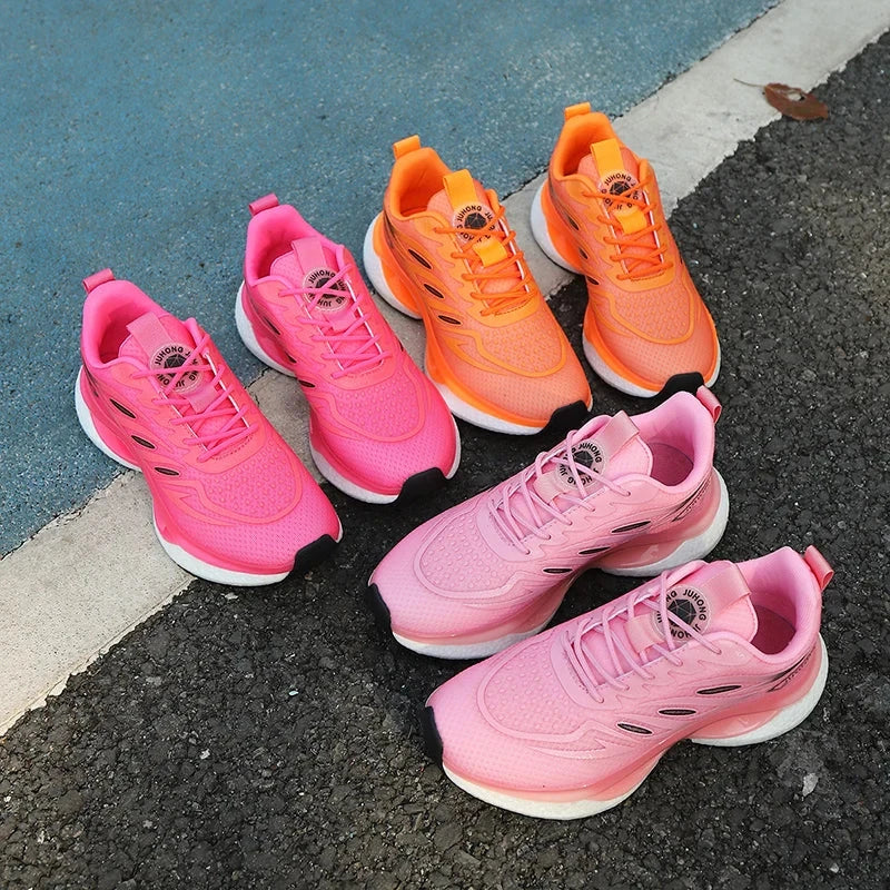 Femmes baskets chaussures de course femmes grande taille 36-45 chaussures de sport décontracté Couple formateurs choc Tennis chaussures de sport MAEJORKEN