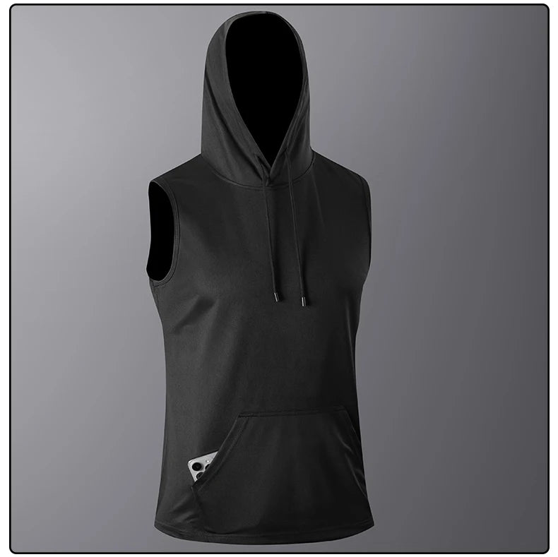 [Taille américaine] T-Shirt de gymnastique à séchage rapide sport Streetwear mode sweat à capuche T-Shirt noir 2025 été manches courtes haut t-shirts T-Shirt MAEJORKEN