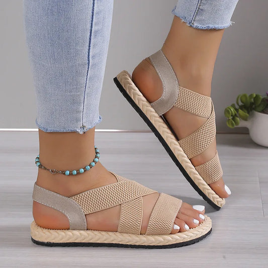 Sandales plates antidérapantes , tendance, confortables du 35 au 43