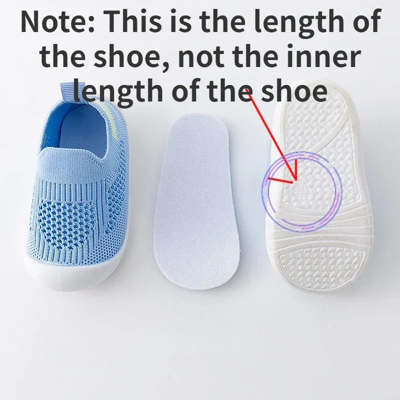 Printemps été enfant en bas âge chaussures respirant tricoté enfants baskets garçons sans lacet chaussures de Tennis filles doux antidérapant école chaussures décontractées MAEJORKEN