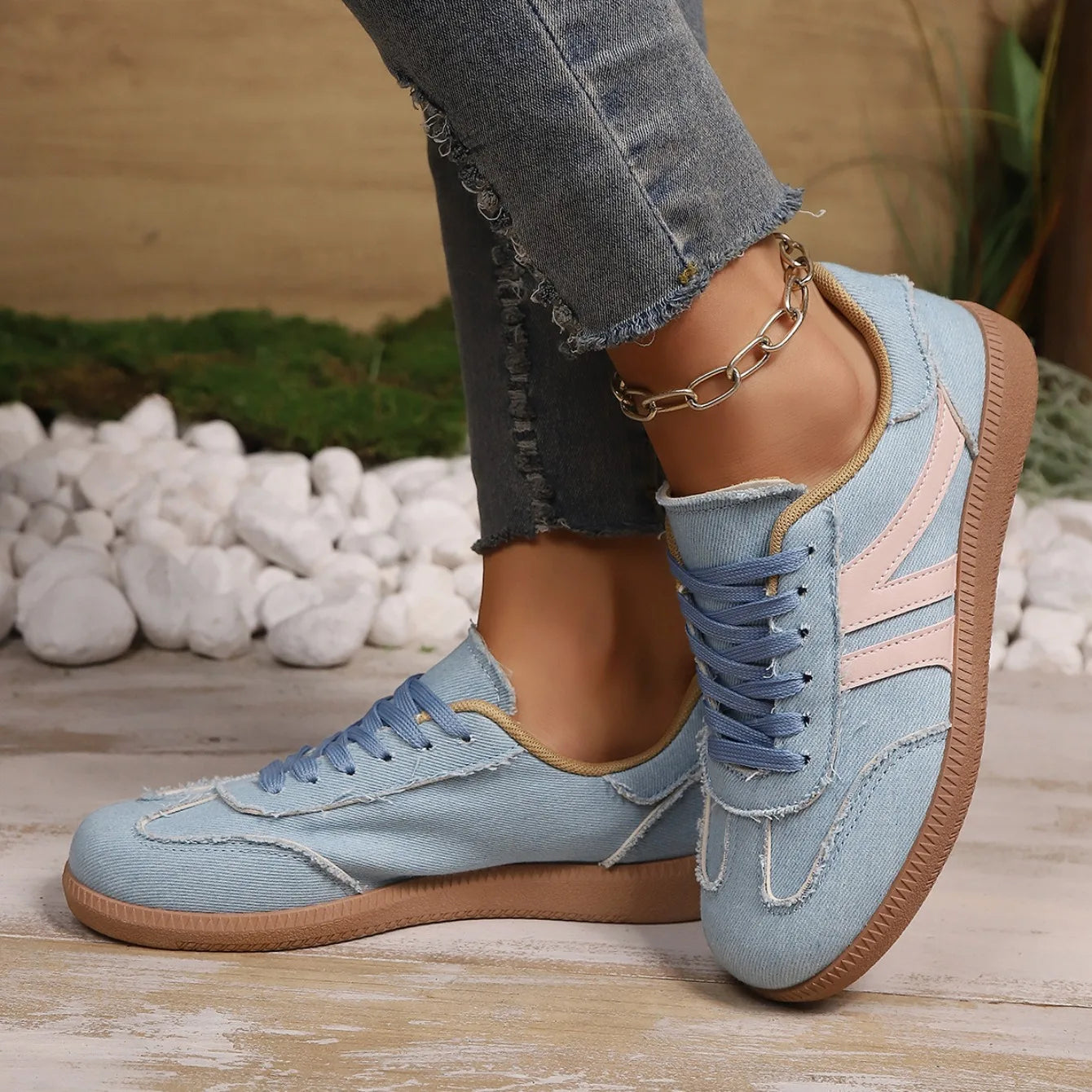 Femmes chaussures De créateur confortable Ballet baskets automne appartements anti-dérapant semelle souple décontracté quotidien marche baskets Zapatos De Mujer MAEJORKEN