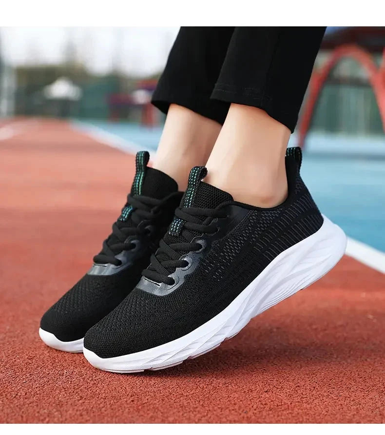 Baskets d'été respirantes pour femmes, semelle souple, plateforme confortable, baskets décontractées en maille, chaussures d'entraînement légères antidérapantes MAEJORKEN