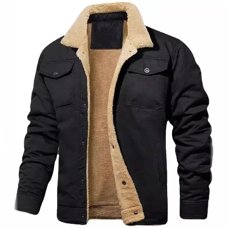 Veste d'automne/hiver  en coton velours à la mode du S au 5XL MAEJORKEN
