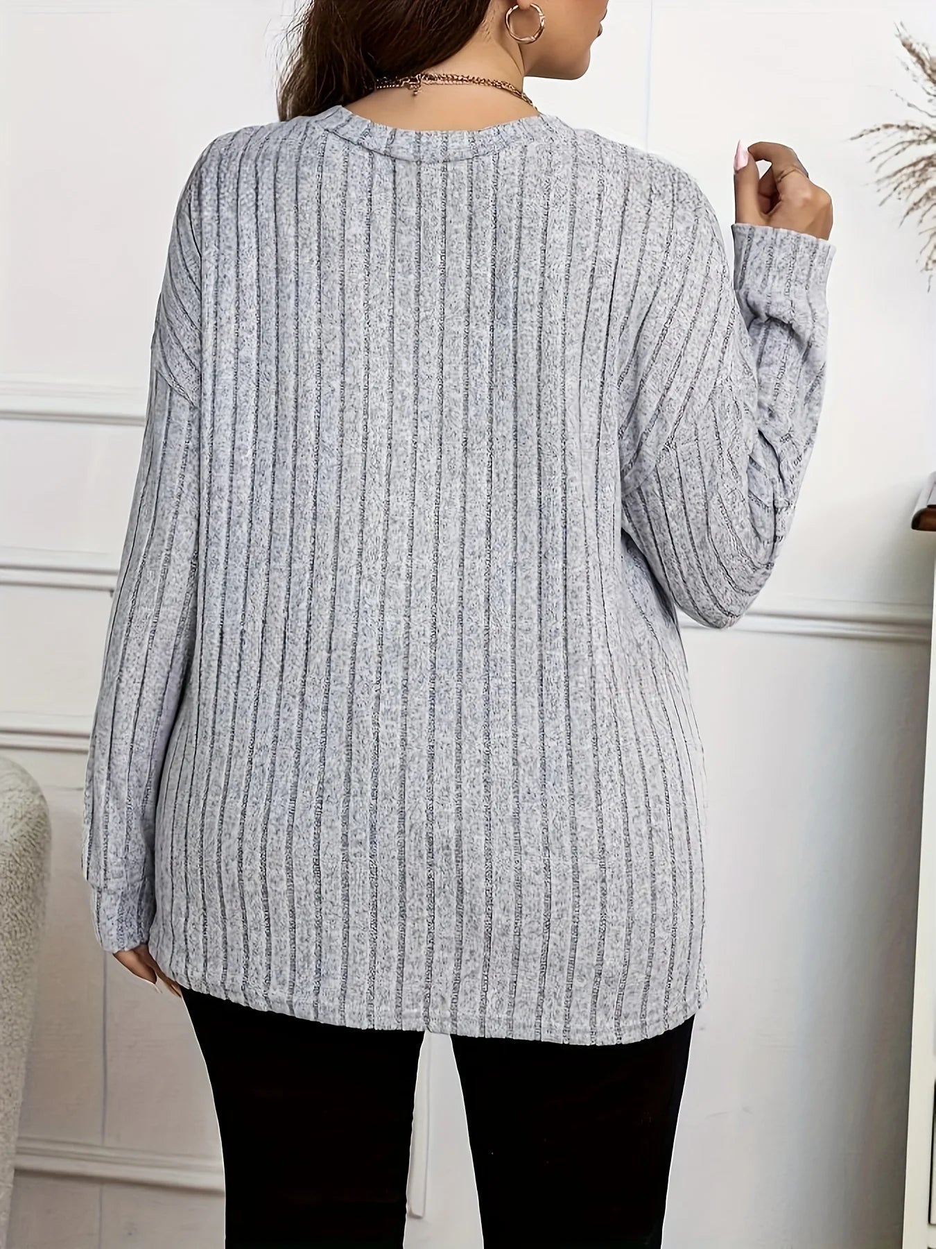 Chemise à manches longues et col en V pour femme, vêtements de bureau pour femme, bouton monochrome, mode décontractée élégante, grande taille, printemps, automne MAEJORKEN
