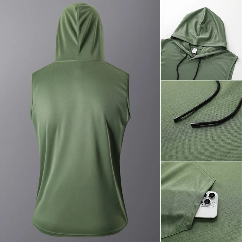 [Taille américaine] T-Shirt de gymnastique à séchage rapide sport Streetwear mode sweat à capuche T-Shirt noir 2025 été manches courtes haut t-shirts T-Shirt MAEJORKEN
