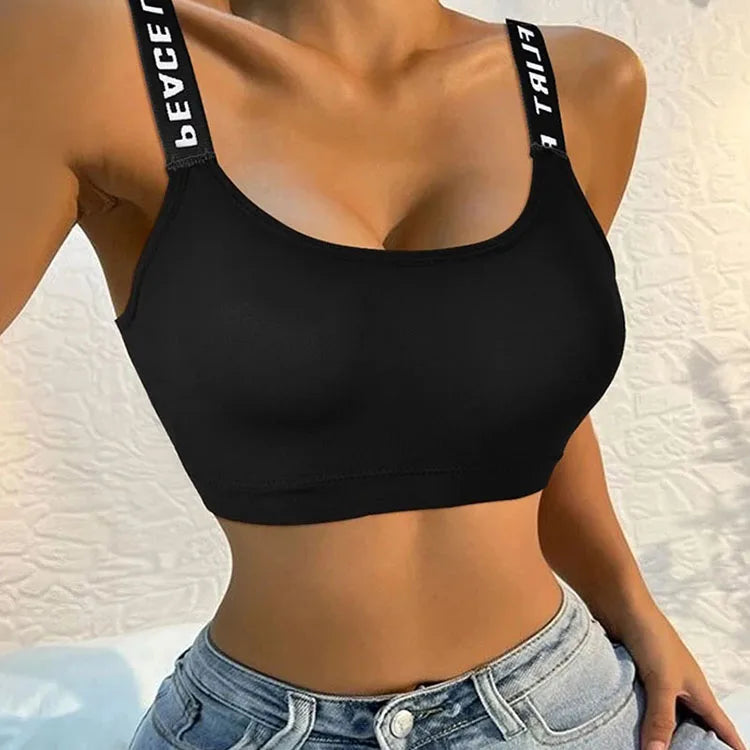 Soutien-gorge push-up respirant et sexy sans couture pour femme, haut sportif à fort impact pour gym, fitness et yoga MAEJORKEN