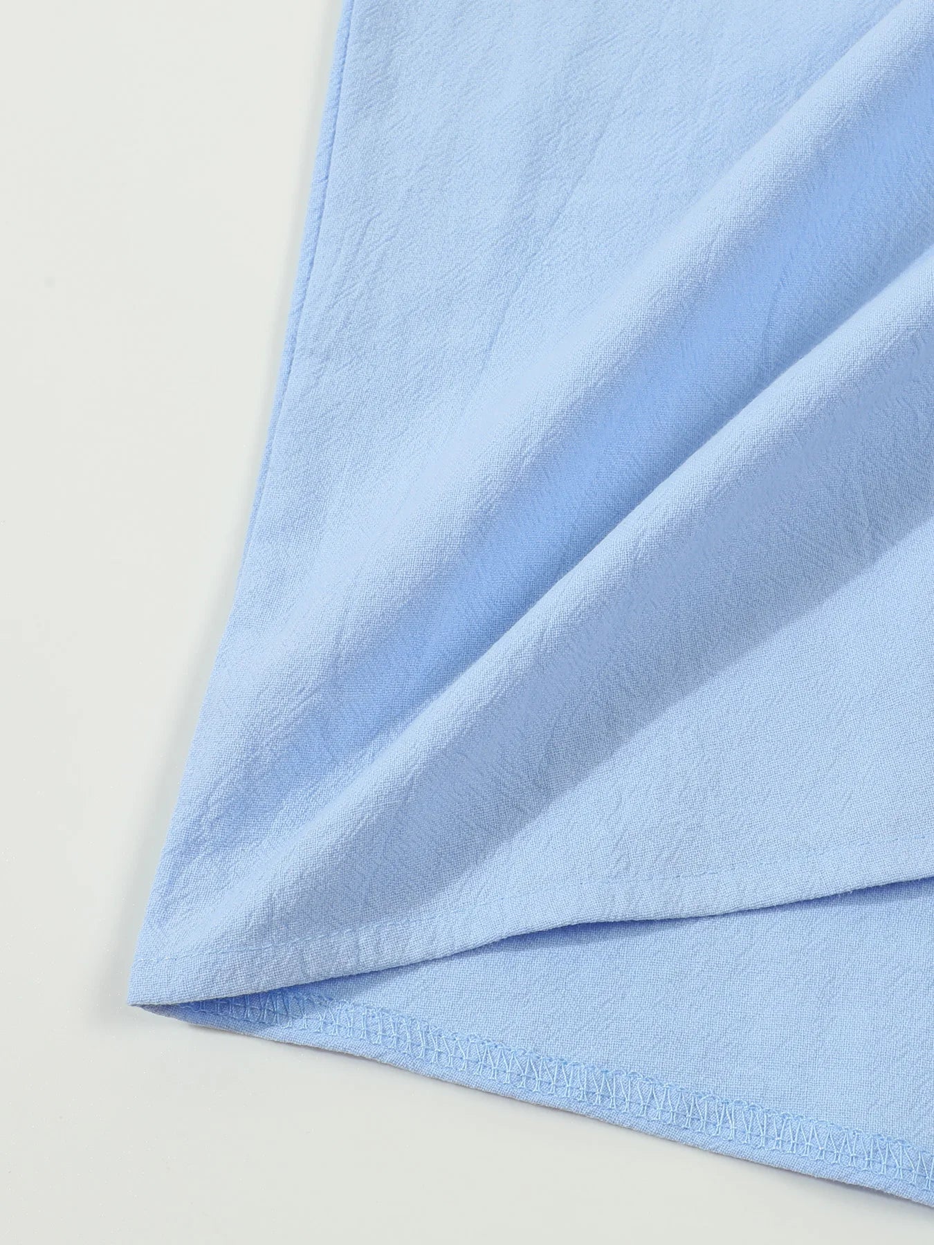 Chemise à manches longues en coton et lin pour hommes du S au 3XL MAEJORKEN