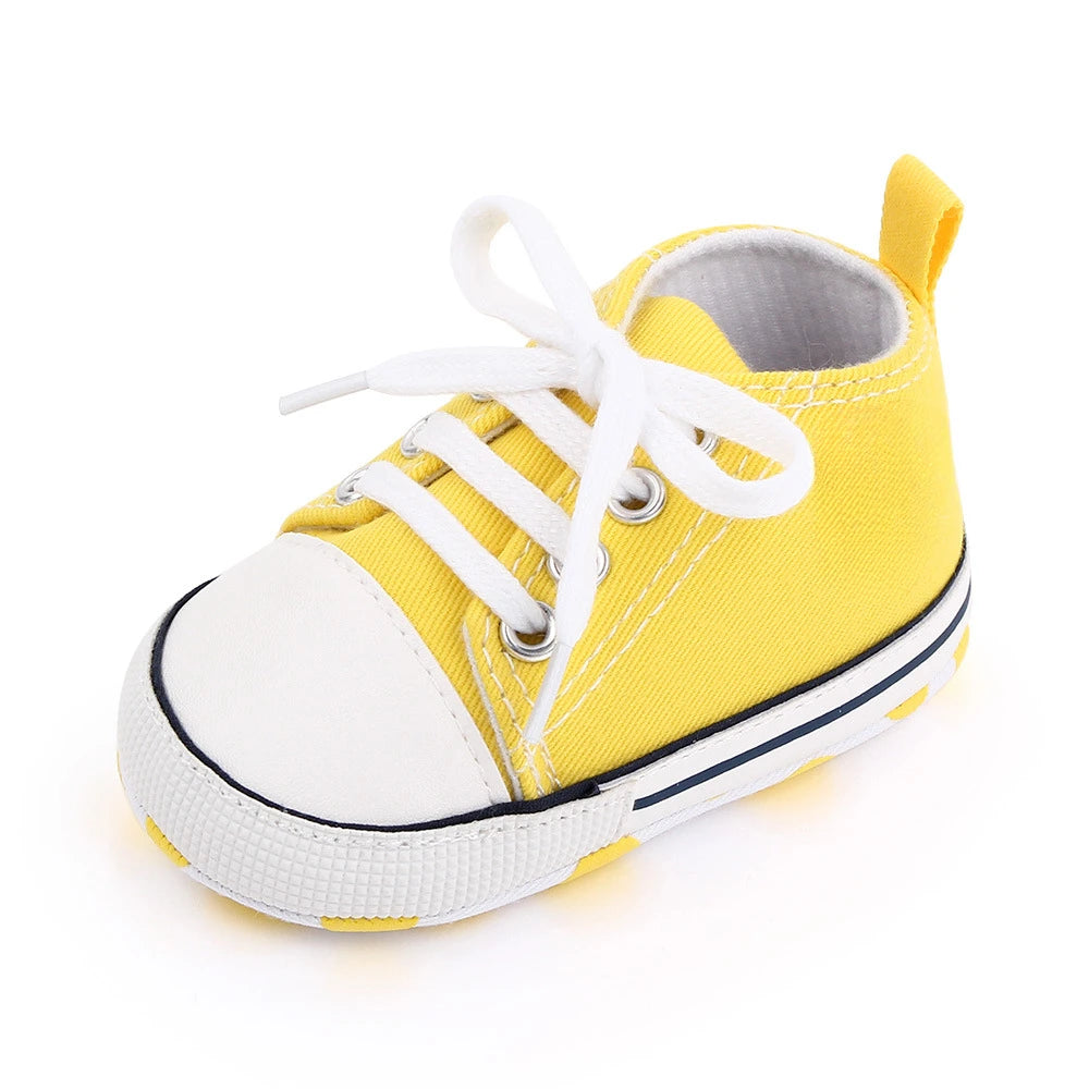 Bébé classique sport baskets nouveau-né bébé garçons filles imprimer premiers marcheurs chaussures infantile enfant en bas âge anti-dérapant bébé chaussures pré-marcheurs MAEJORKEN