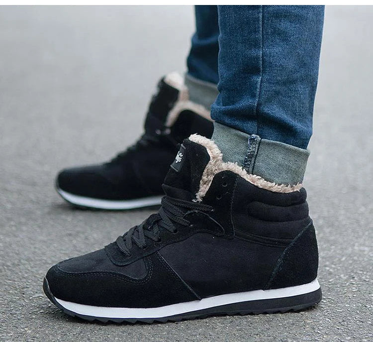 Bottes de neige épaisses en coton pour hommes et femmes grande taille du 36 au 48 MAEJORKEN